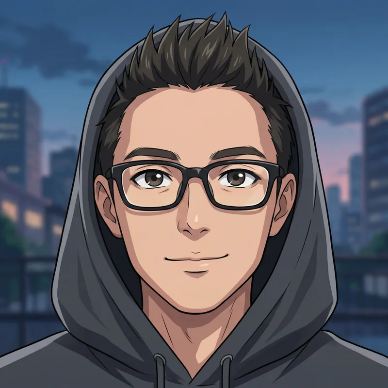 The Hooded Designer portrait